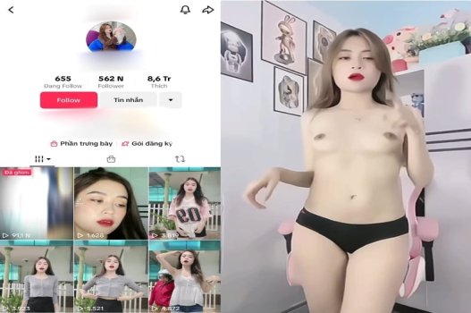 Tiktoker quyến rũ nhất khiến cu dồn dập